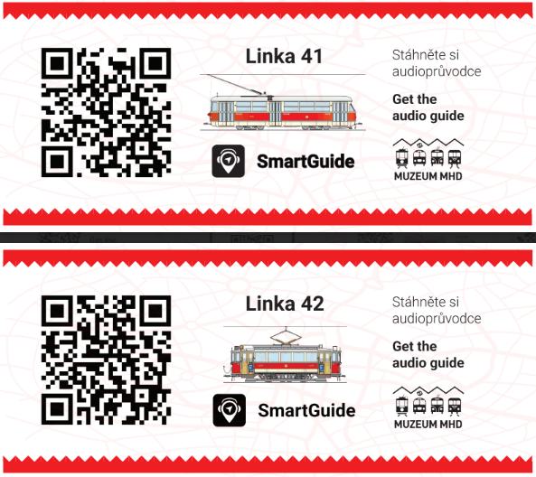 SmartGuide digital audio guide and QR codes