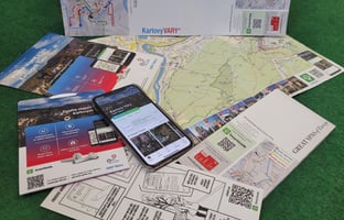 Promoting digital audio guide installed on the mobile phone