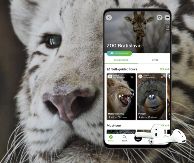 Bratislava zoo embraces digital audio tour guide app SmartGuide