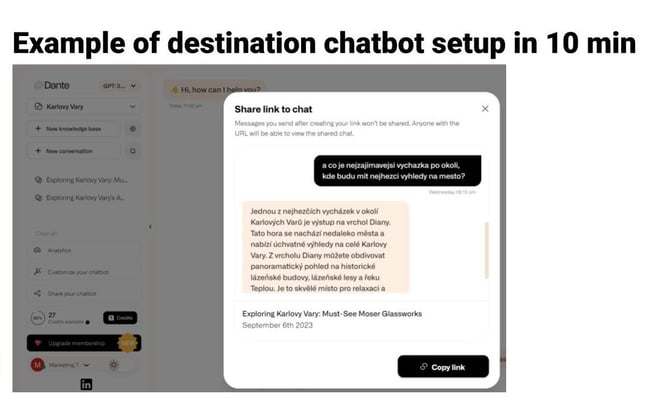 Setting up chatbot un 10 mins