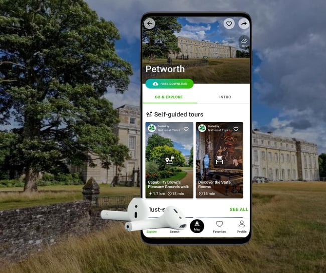 Digital vs. Offline Guides - On SmartGuide it's been possible to turn existing paper guides into a digital audioguide for Petworth