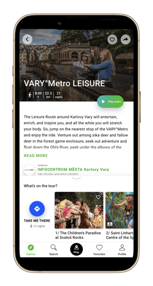 Exploring Karlovy Vary with a city card and SmartGuide’s tour guide system 06
