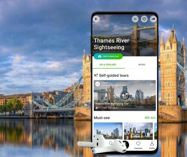 Thames River Sightseeing - London Bridge on SmartGuide app