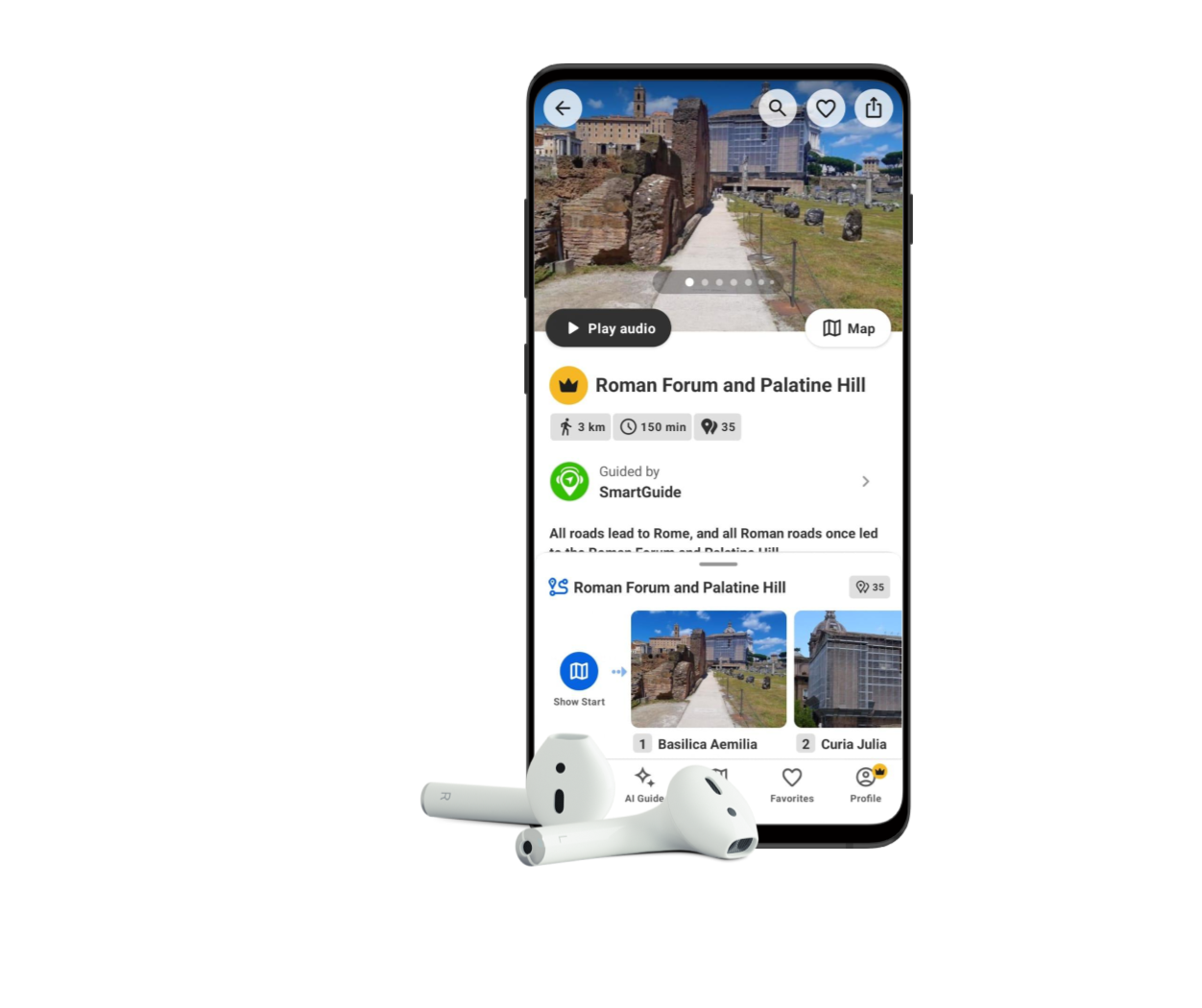 Rome tours - SmartGuide digital audio guide