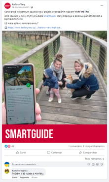 SmartGuide digital audio guide - facebook post