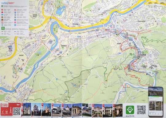 SmartGuide digital audio guide - printed map example