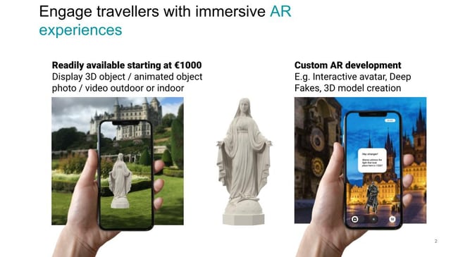 Engage visitors with immersive AR experiences
