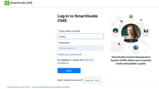 SmartGuide vs Cuseum - A comparison of digital audio guide solutions 03https://cms.smart-guide.org/Account/RegisterCompany