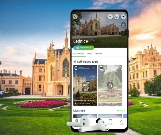 SmartGuide revolutionalizes Chateau Lednice and its gardens