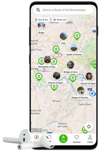 Route of the Romanesque  - on SmartGuide map