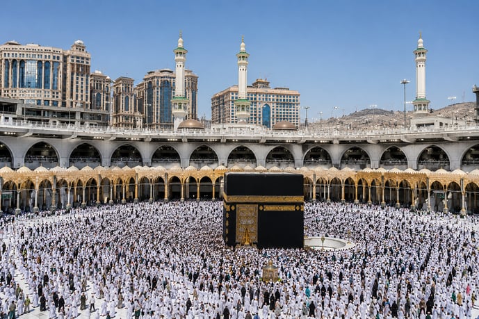 Best self-guided Mecca tours (AI-generated image)
