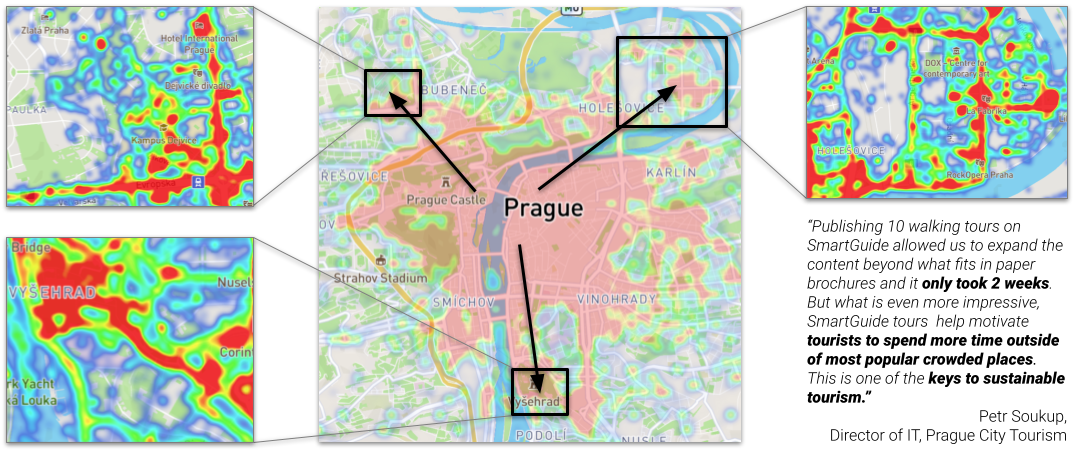 Big data analytics and tourist behavior heatmaps used in destination marketing 