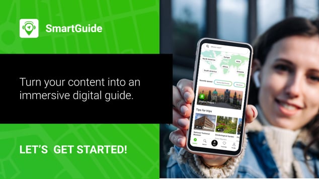 Creating digital guides with SmartGuide digital audio guide