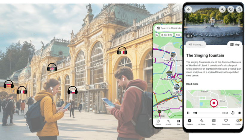 Let visitors explore fully-self guided in their own language